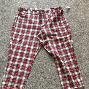 Old Navy Red and White Plaid Kids Bottoms